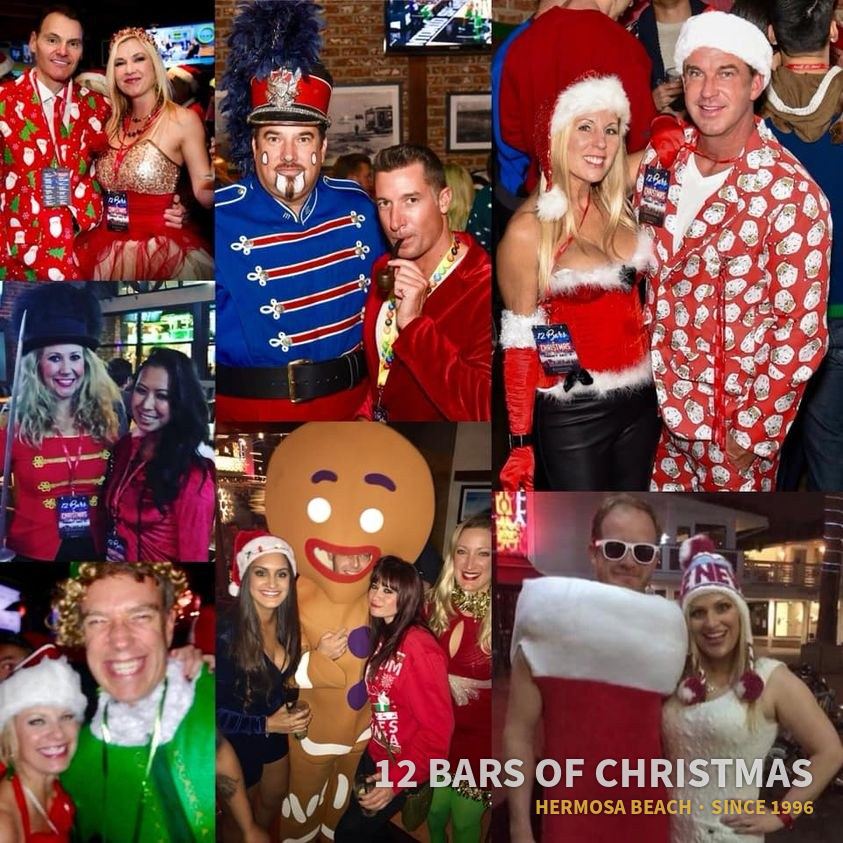 12 Bars of Christmas crawlers in costume, 2018