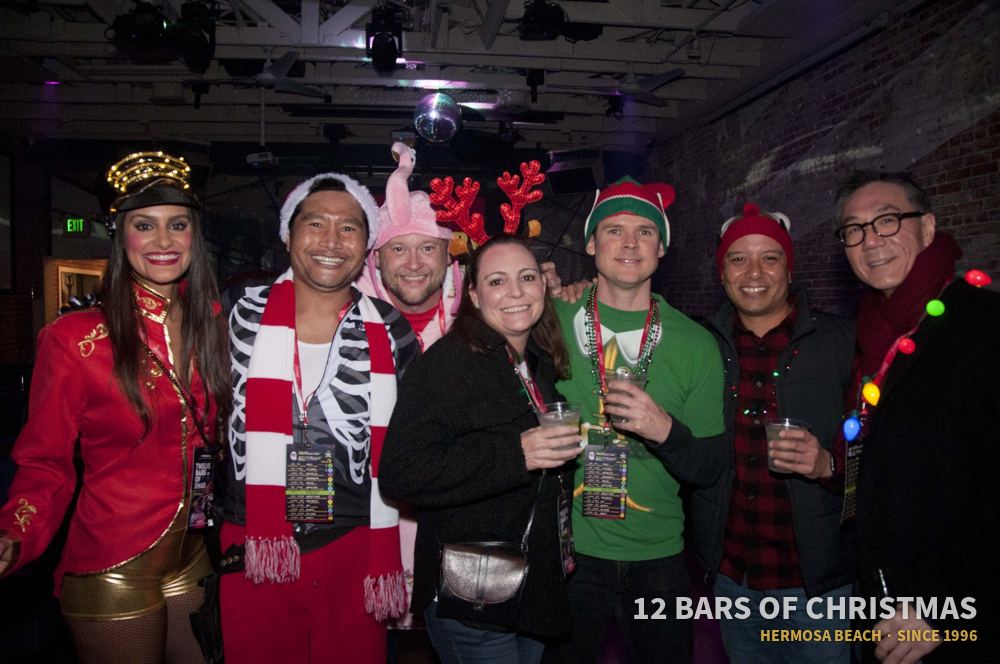 12 Bars of Christmas crawlers in costume, 2022