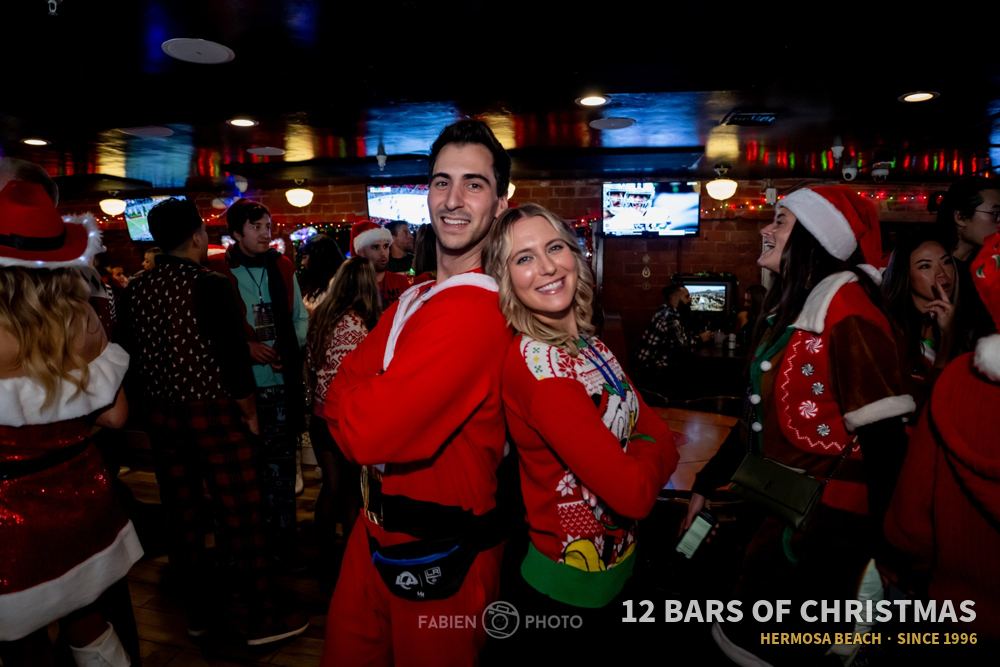 12 Bars of Christmas crawlers in costume, 2023