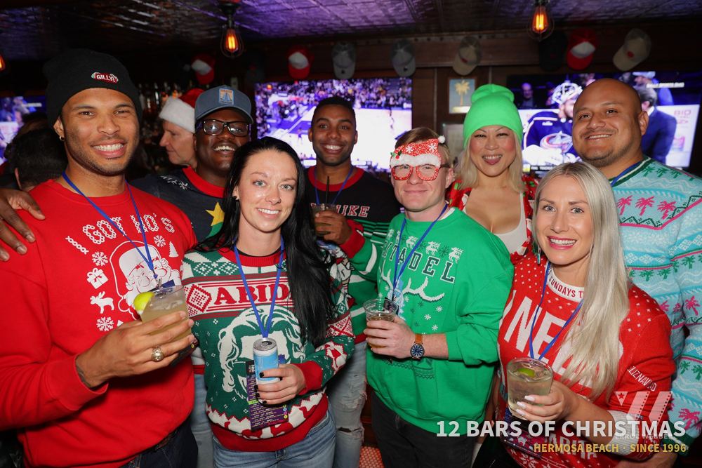 12 Bars of Christmas crawlers in costume, 2023