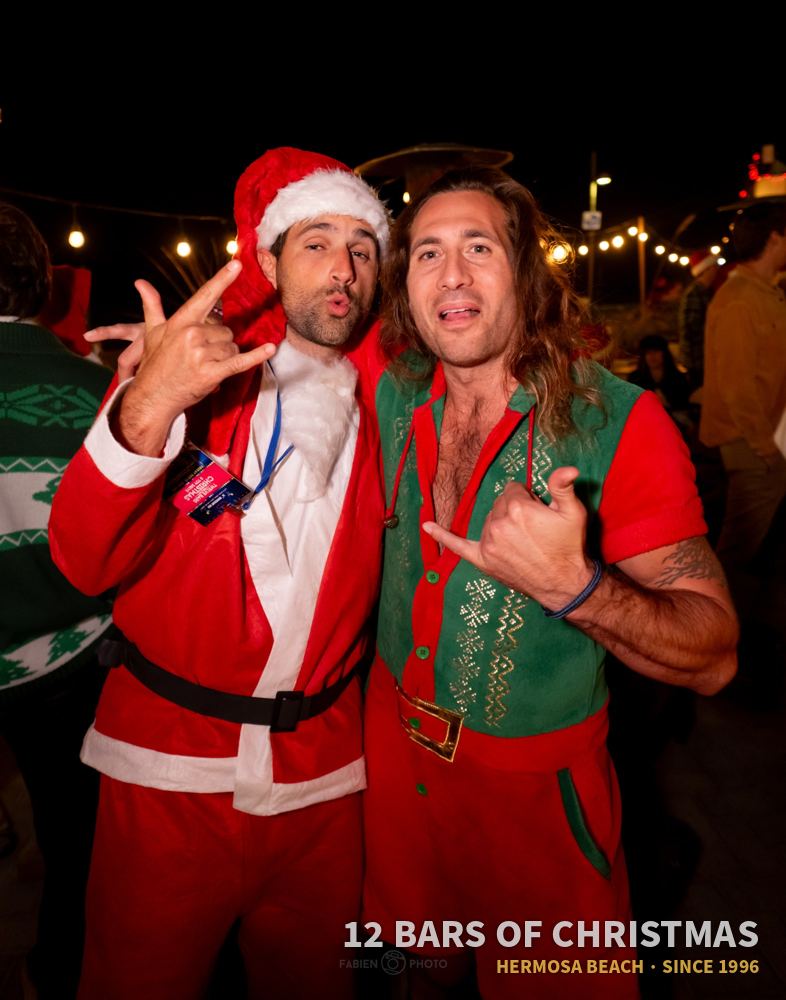 12 Bars of Christmas crawlers in costume, 2024