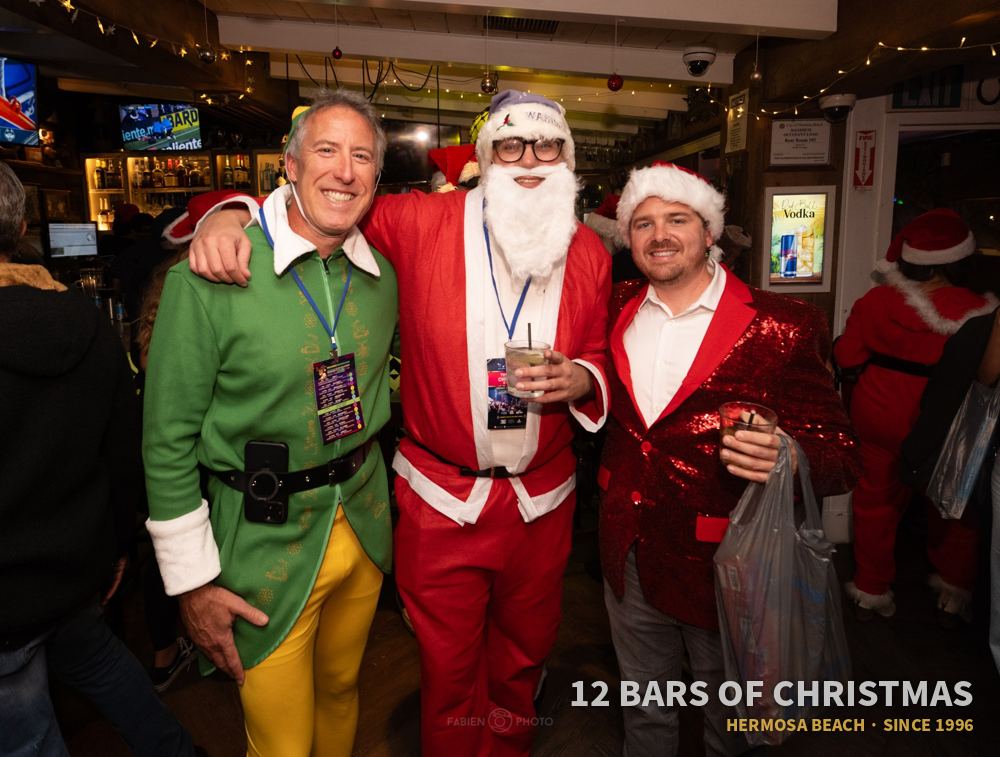 12 Bars of Christmas crawlers in costume, 2024