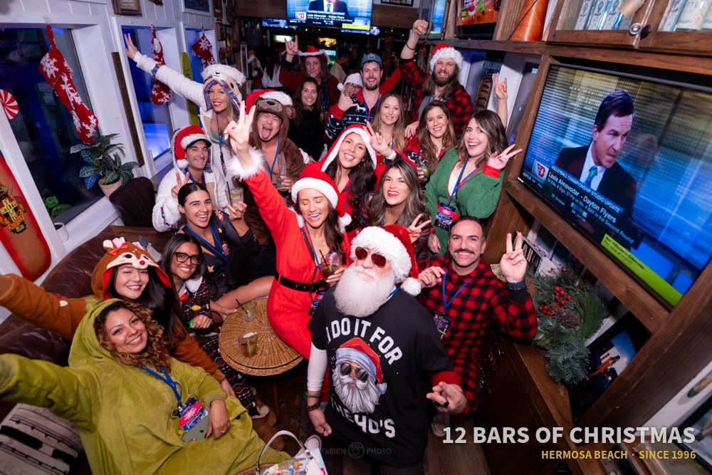 12 Bars of Christmas crawlers in costume, 2024