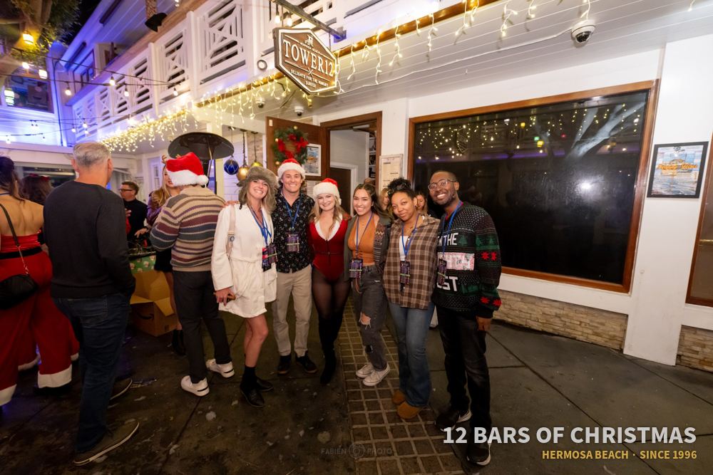 12 Bars of Christmas crawlers in costume, 2024