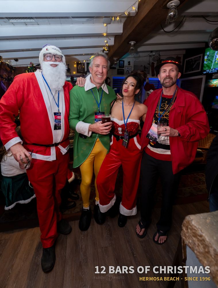 12 Bars of Christmas crawlers in costume, 2024