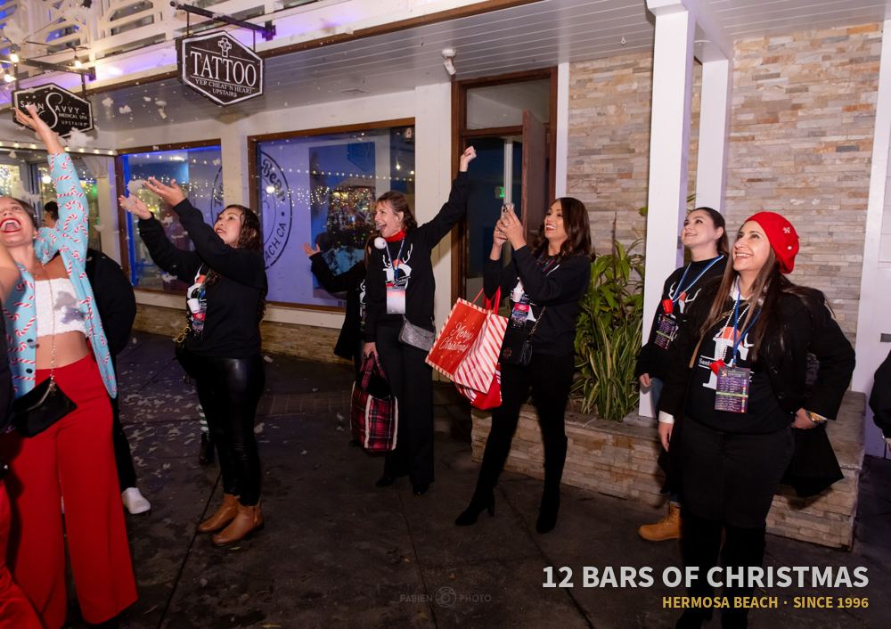 12 Bars of Christmas crawlers in costume, 2024